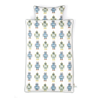 Robot 100 x 140 - Housse de couette Robot - lit enfant